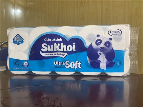 Giấy vệ sinh SuKhoi 10 cuộn - 1,4kg