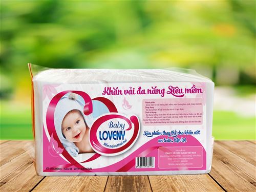 Khăn vải đa năng Loveny 300g/túi