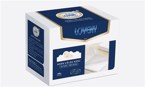 Khăn vải đa năng hộp Loveny 200g