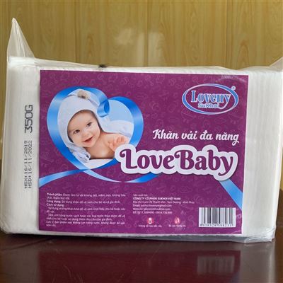 Khăn vải đa năng Love Baby 300g/gói